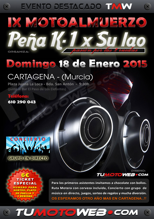 IX Motoalmuerzo K-1 x Su Lao 2015