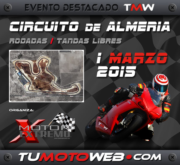 Rodadas y Curso de Conducción Circuito de Almería – Marzo 2015