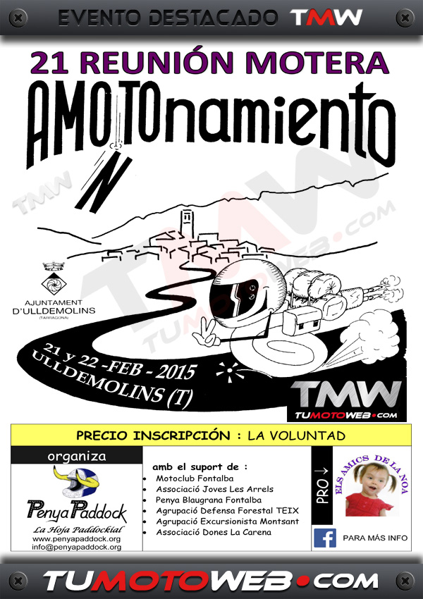 XXI Reunión Motera Solidaria AMOTOnamiento 2015