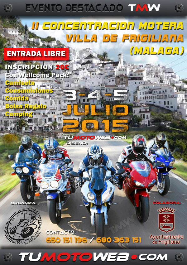 II Concentración Motera Villa de Frigiliana 2015