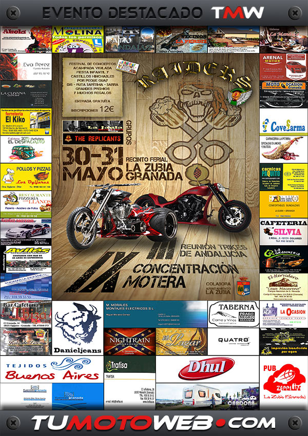 IX Concentración Motera y III de Trikes – Raiders Granada 2015