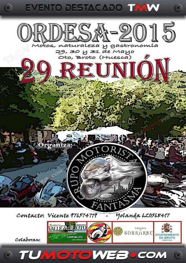 XXIX Concentración Mototurística Ordesa 2015