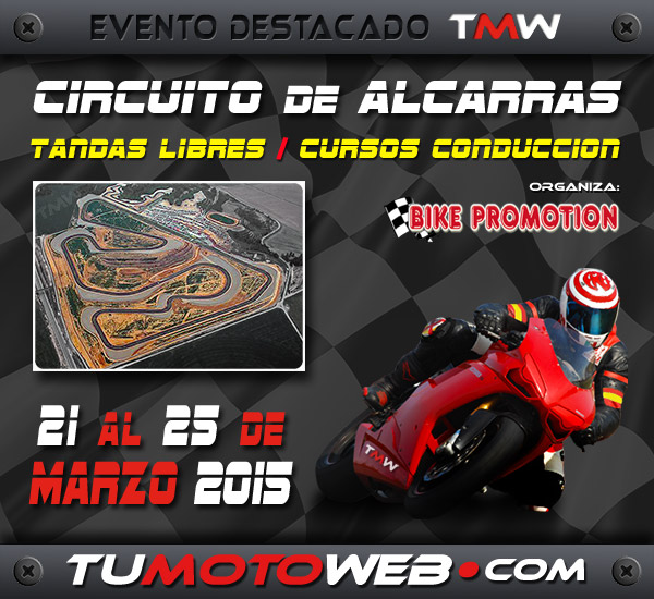 Tandas Libres y Curso Circuito de Alcarrás – Marzo 2015