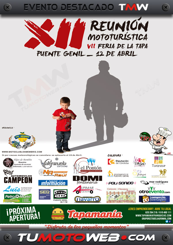 XII Reunión Mototurística y VI Feria de La Tapa Puente Genil 2015