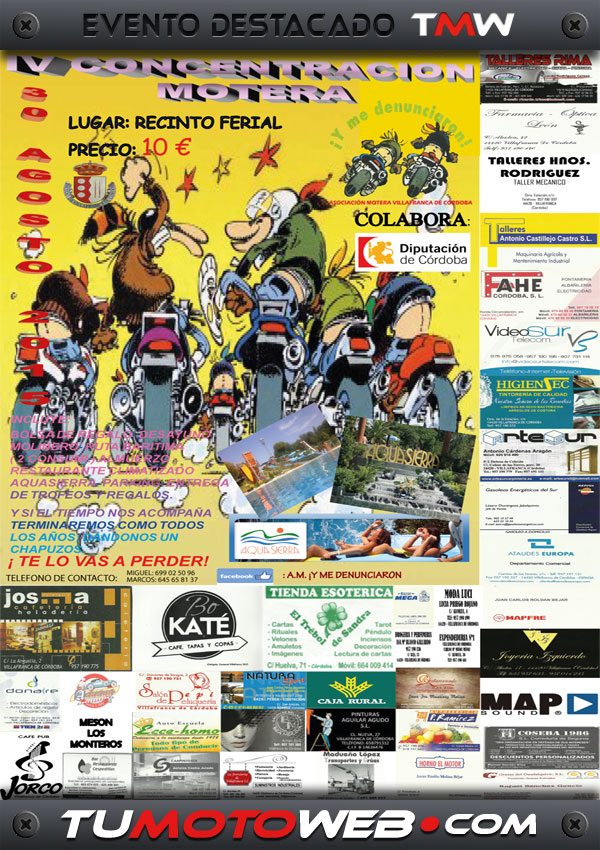IV Reunión Motera ¡Y Me Denunciaron! 2015