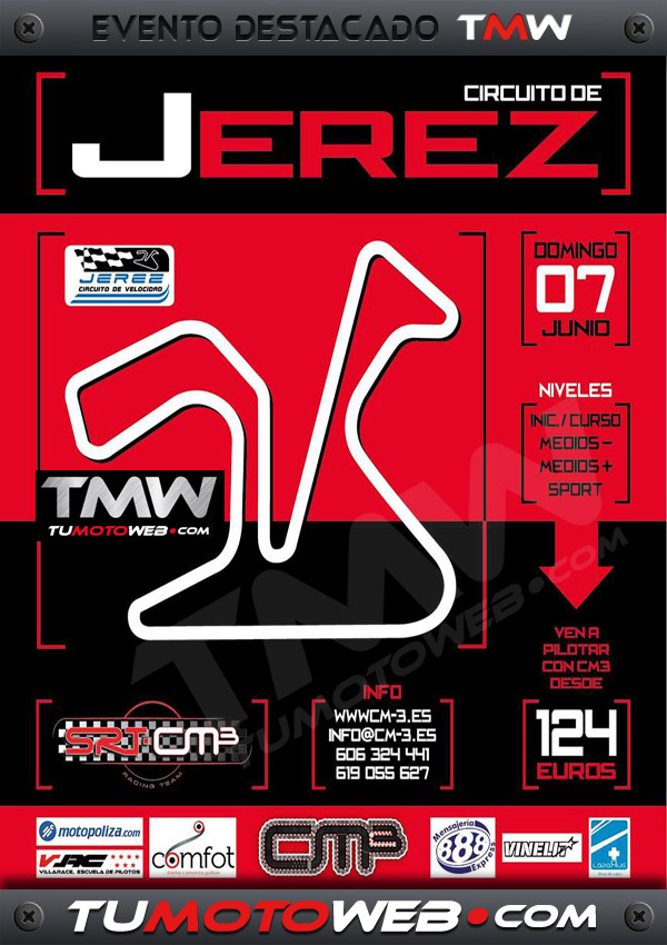 Tandas Libres y Curso de Conducción Circuito de Jerez – Junio 2015