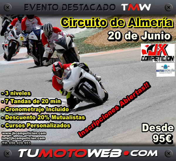 Tandas Libres y Cursos Personalizados Circuito de Almería – Junio 2015