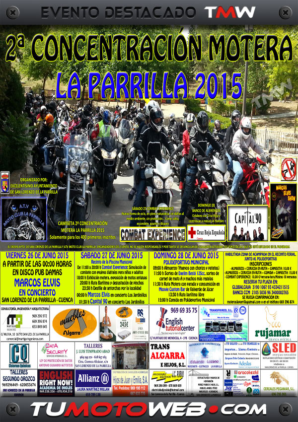 II Concentración Motera La Parrilla 2015