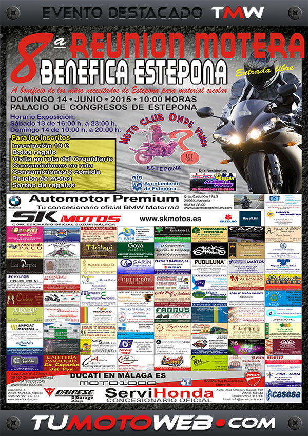 VIII Reunión Motera Benéfica de Estepona 2015