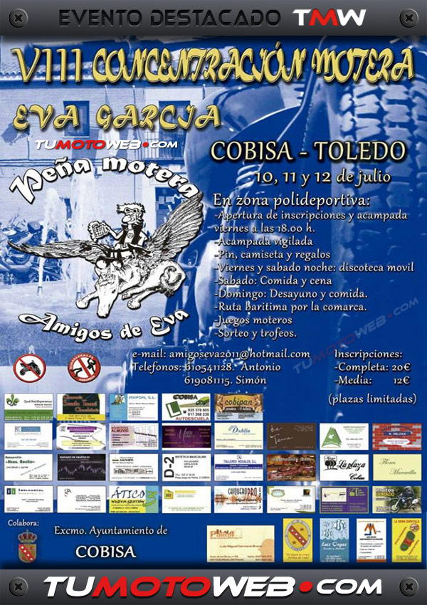VIII Concentración Motera Eva García 2015