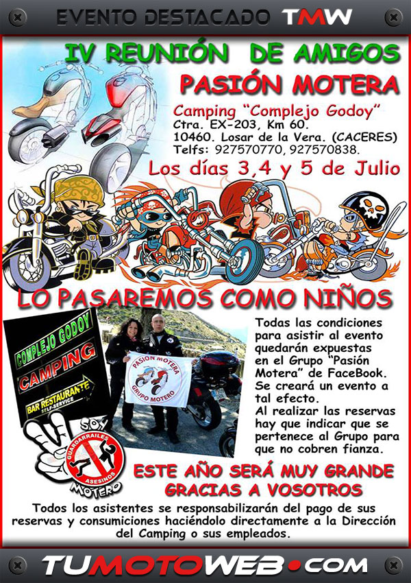 IV Reunión de Amigos Pasión Motera 2015