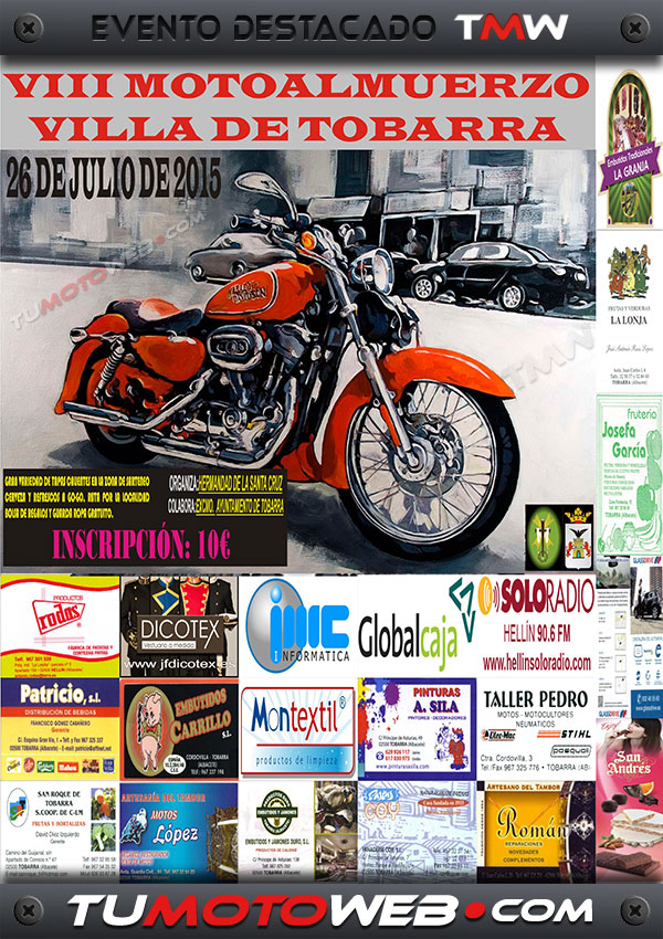 VIII Motoalmuerzo Villa de Tobarra 2015