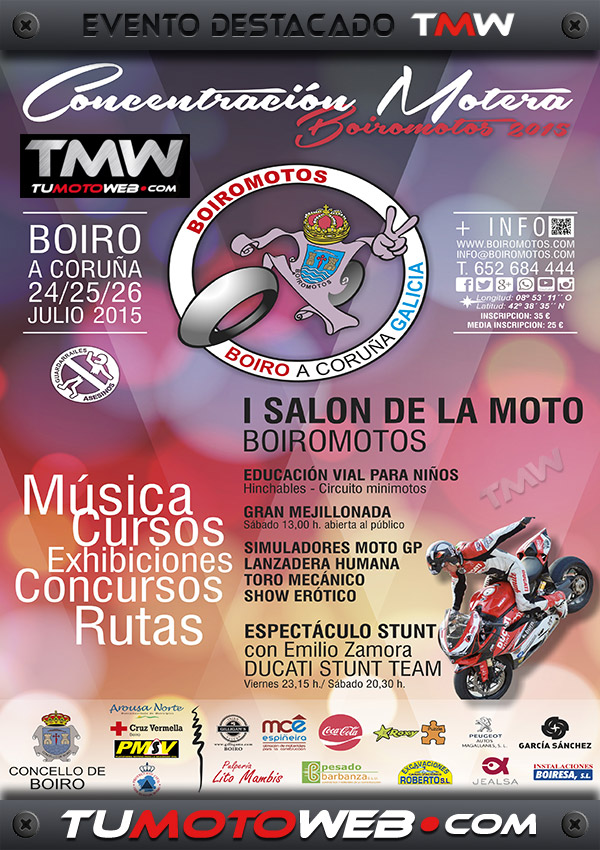 VIII Concentración Motera Boiro 2015