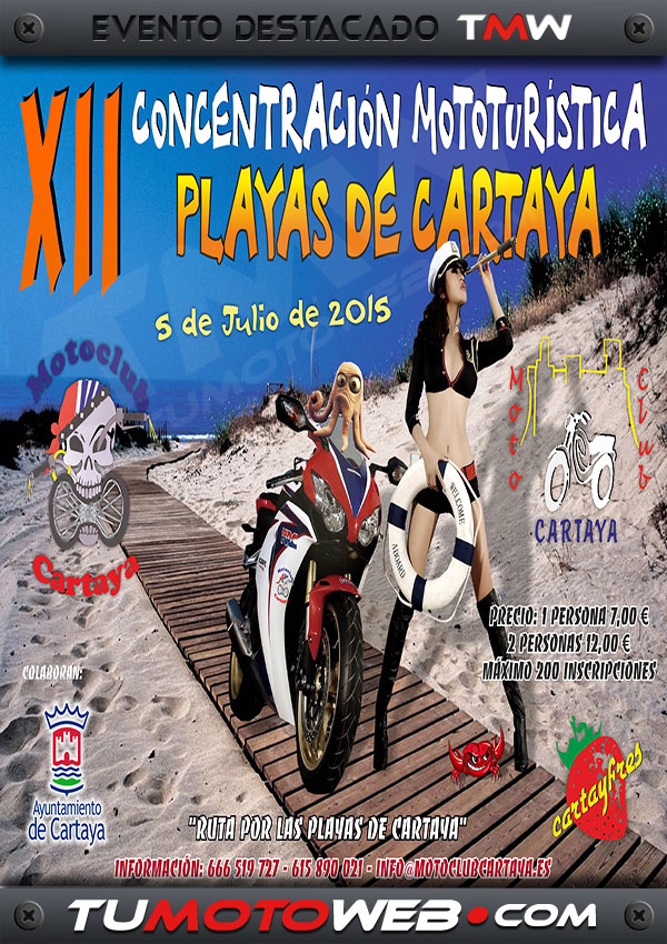 XII Concentración Mototurística Playas de Cartaya 2015