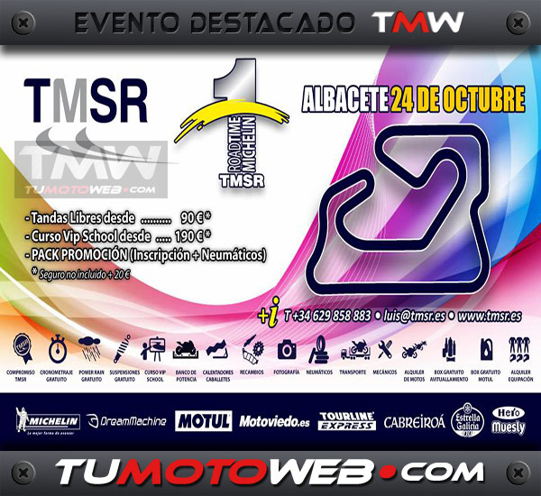 Tandas Libres y Curso VIP School Circuito de Albacete – Octubre 2015