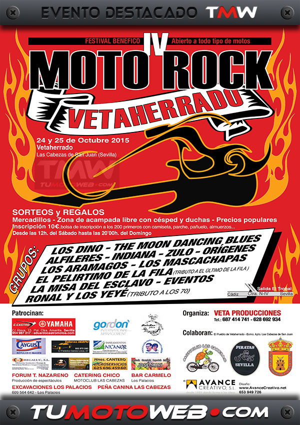 IV Festival Benéfico MotoRock Vetaherrado 2015