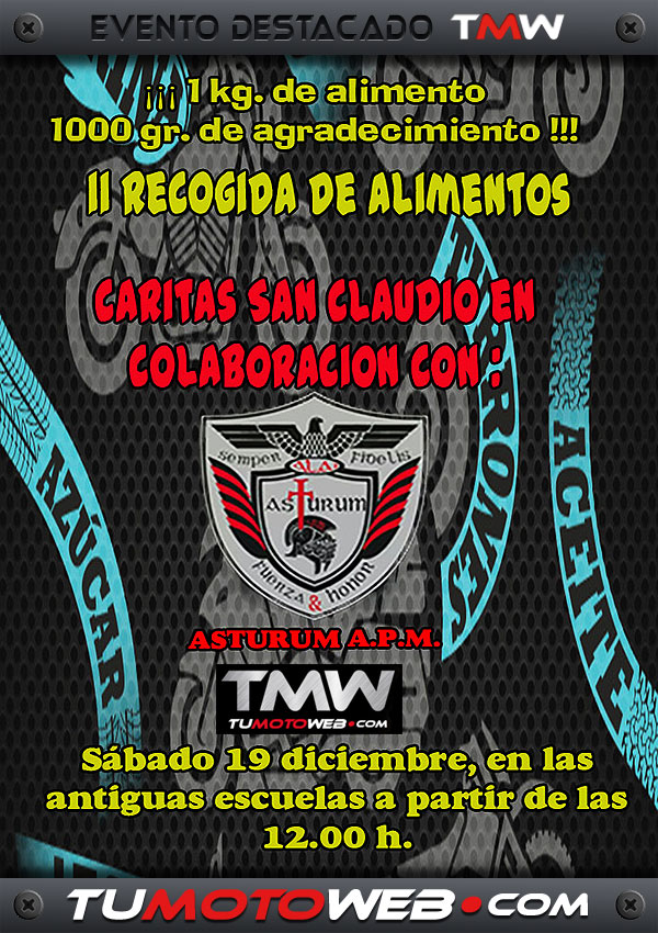 II Recogida Motera de Alimentos Asturum A.P.M. 2015