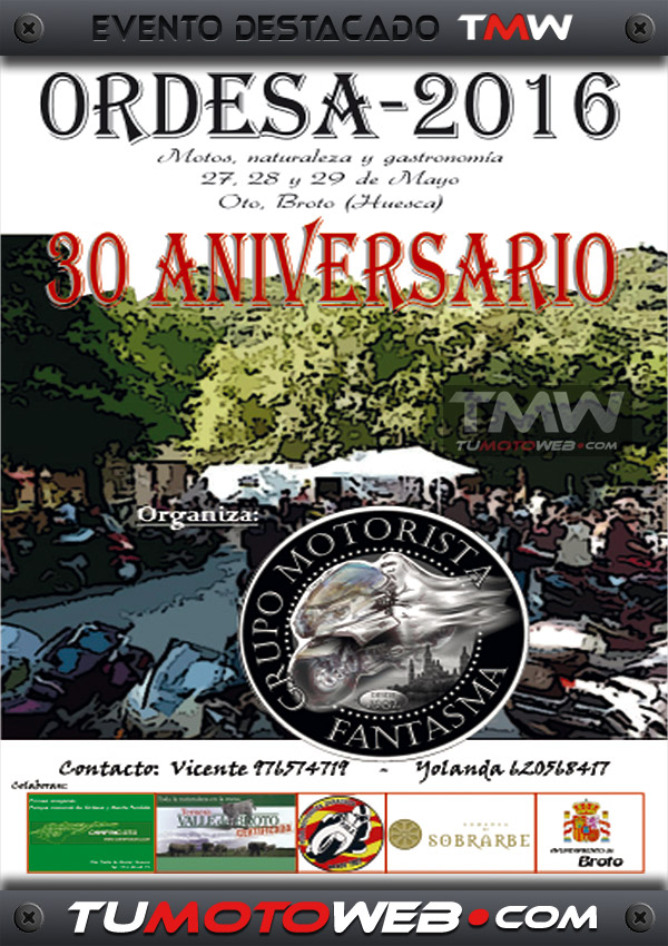 XXX Concentración Mototurística Ordesa 2016