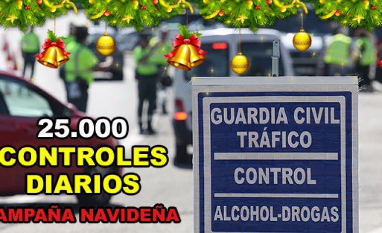 La DGT realizará 25.000 controles diarios de alcohol y drogas durante la campaña de Navidad..!!