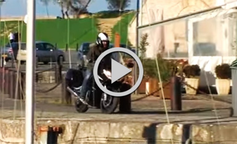 Espectacular accidente de Moto en el Puerto