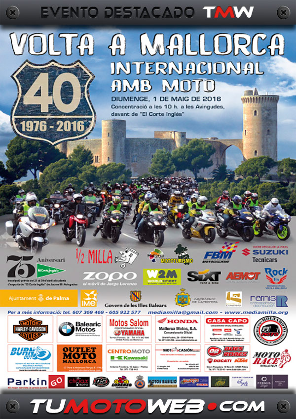 40ª Volta Internacional a Mallorca en Moto 2016