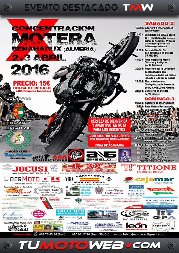 X Concentración Motera Benahadux 2016