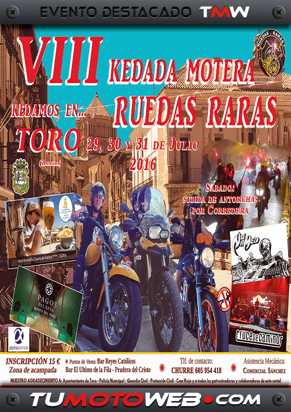 VIII Kedada Motera Ruedas Raras 2016