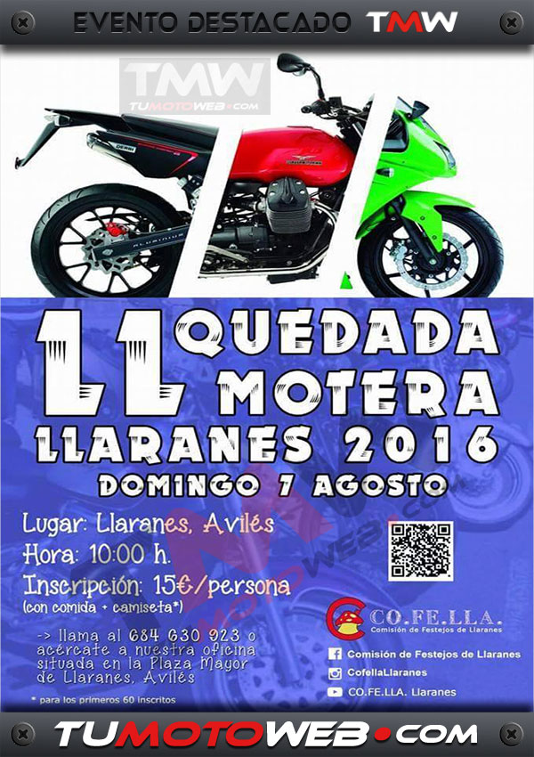 II Quedada Motera Llaranes 2016