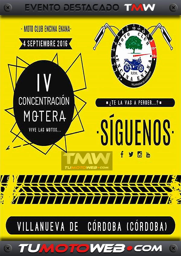 IV Reunión Motera Villanueva de Córdoba 2016
