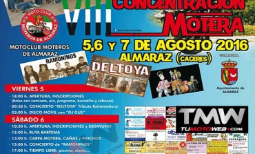 VIII Concentración Moteros de Almaraz 2016