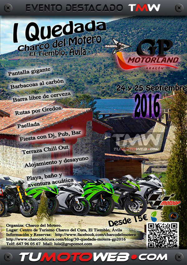 I Quedada Charco del Motero – GP Aragón 2016