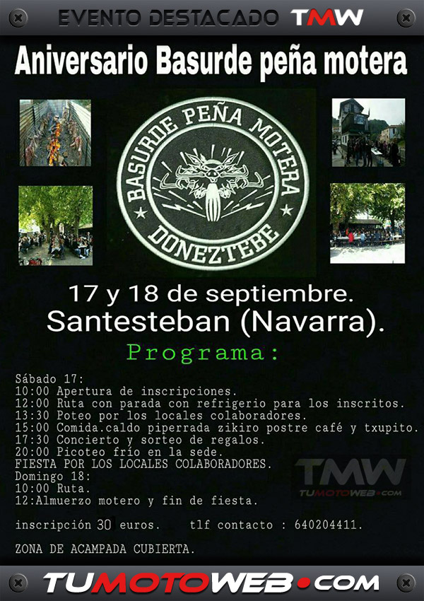 Concentración Basurde Peña Motera 2016