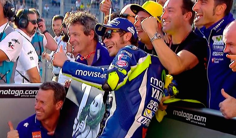 Valentino Rossi consigue su pole 64 en Japón