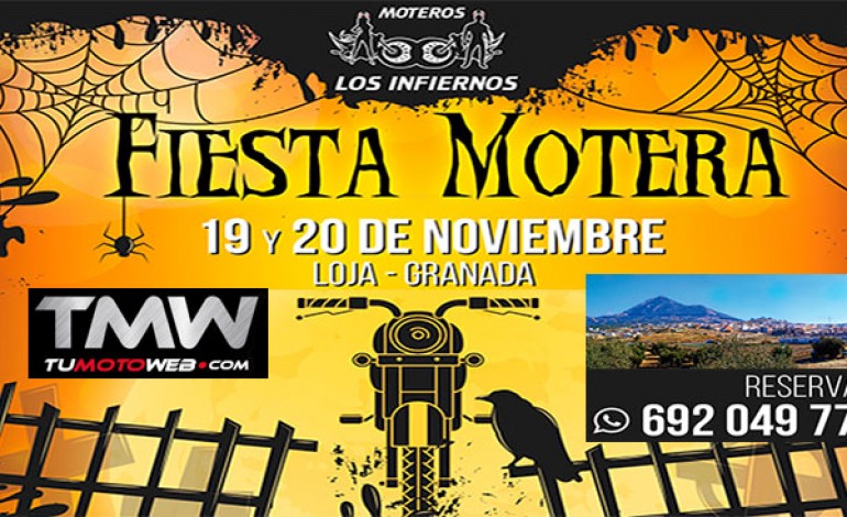 Fiesta Motera Los Infiernos Halloween 2016