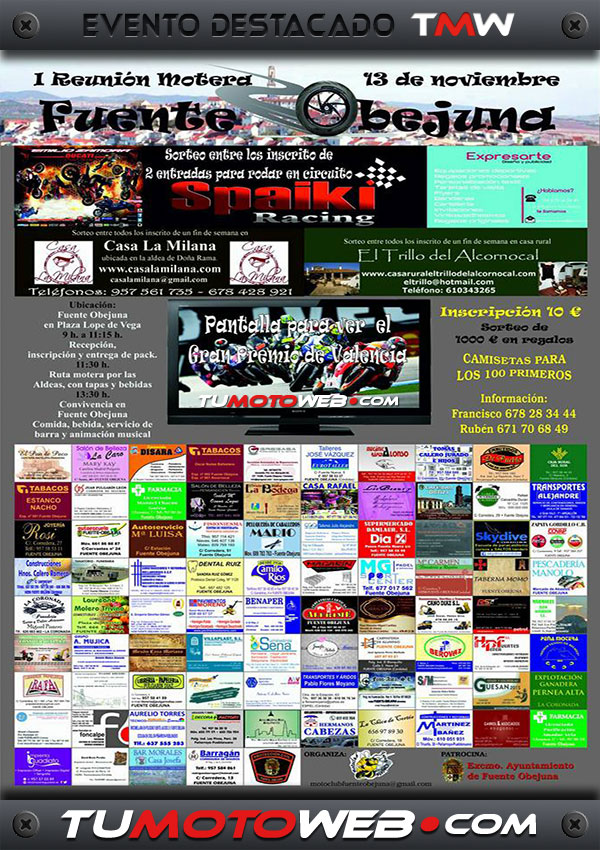 I Reunión Motera Fuente Obejuna 2016
