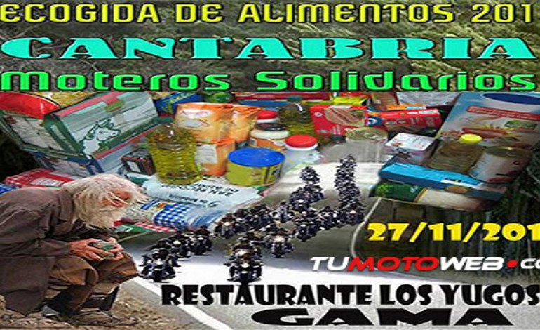 Moteros Solidarios Cantabria Recogida de Alimentos 2016