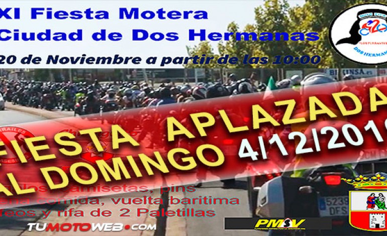 Aplazada XI Fiesta Motera Ciudad de Dos Hermanas 2016