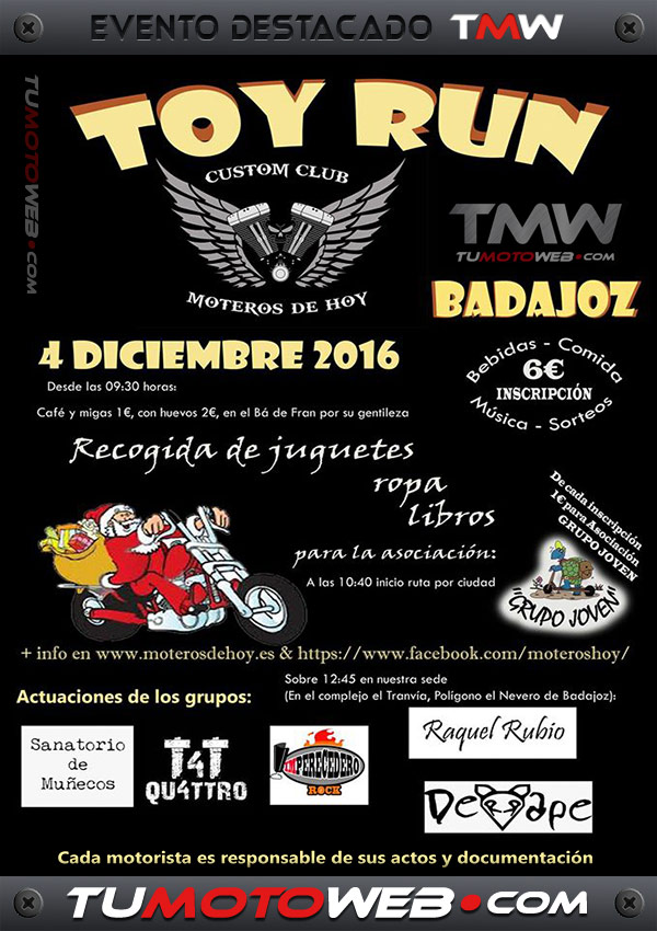 Toy Run Badajoz 2016