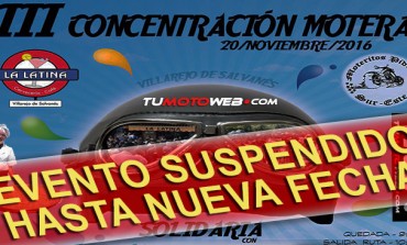 << SUSPENDIDA >> III Concentración Motera Solidaria Bar La Latina-Moteritos Pidrios 2016
