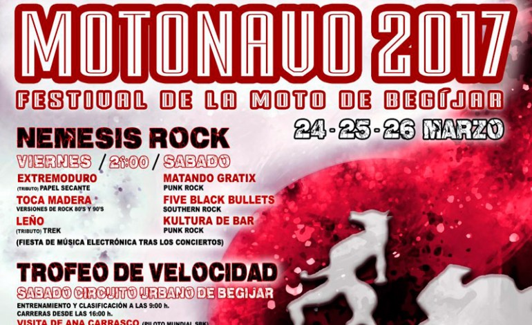 Comienza la cuenta atrás del VI Festival Motonavo 2017 de Begíjar (Jaén)