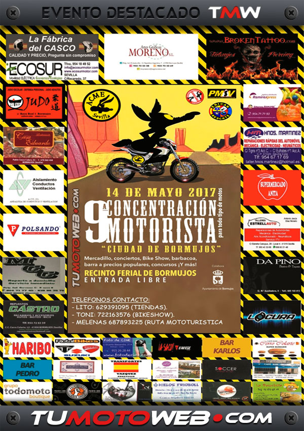 IX Concentración Motorista Ciudad de Bormujos 2017