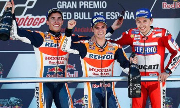 Podio totalmente español en la carrera de MotoGP del GP de Jerez 2017
