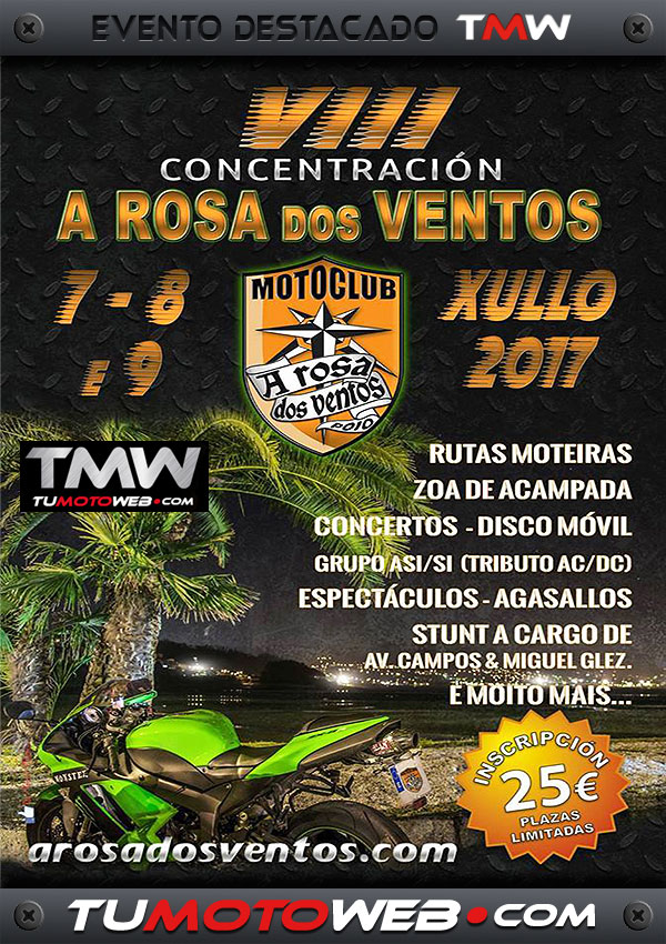 VIII Concentración Motera A Rosa Dos Ventos 2017
