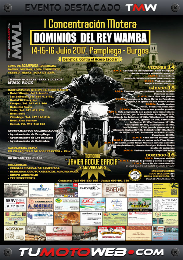 I Concentración Motera Dominios del Rey Wamba 2017