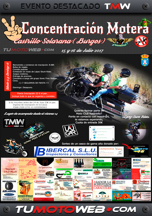 V Concentración Motera Castrillo Solarana 2017