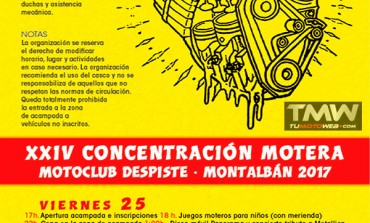 XXIV Concentración Motera Villa de Montalbán 2017