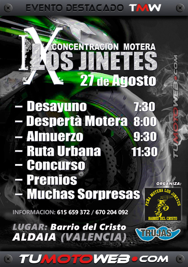 IX Concentración Motera Los Jinetes del Barrio del Cristo 2017