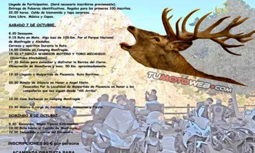 VI Encuentro Motero Berrea en Monfragüe 2017