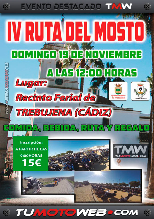 IV Reunión Motera Villa de Trebujena – Ruta del Mosto 2017