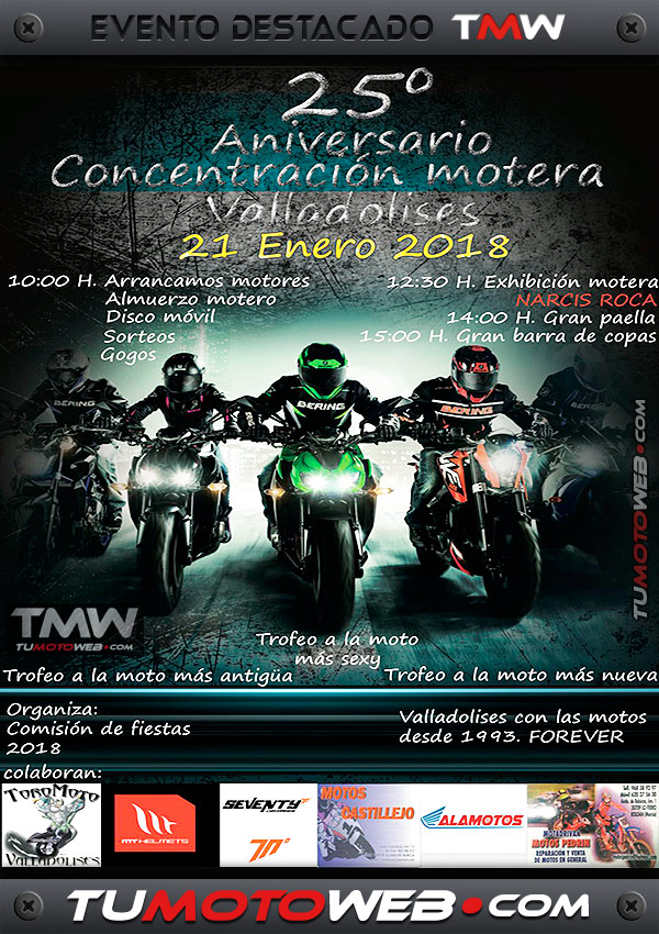 XXV Concentración Motera Valladolises 2018
